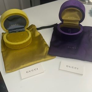 Gucci Ring And Earring Boxes And Bags